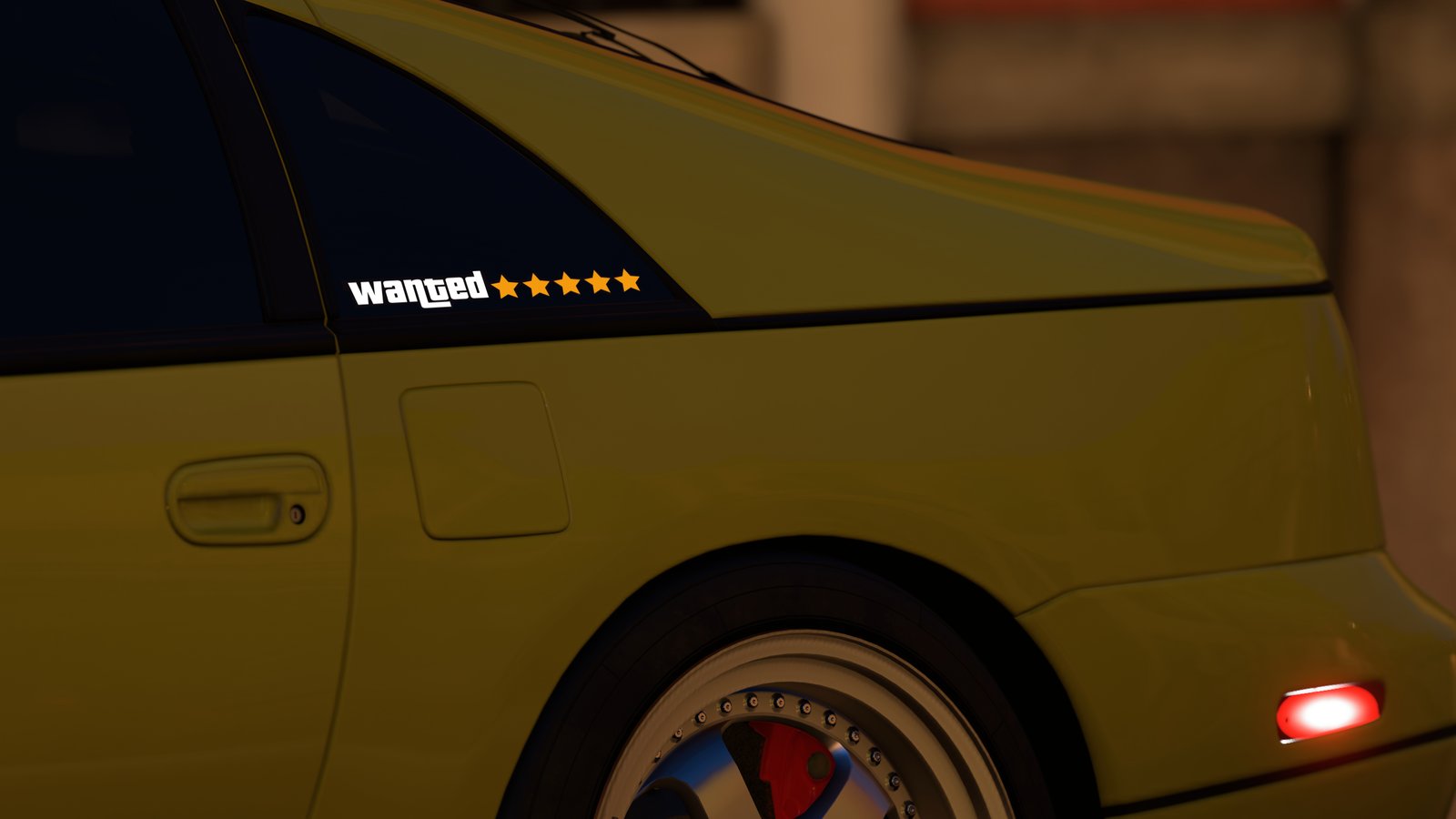 WANTED - LED Panel - Electric Window Car Sticker | MTA Performance